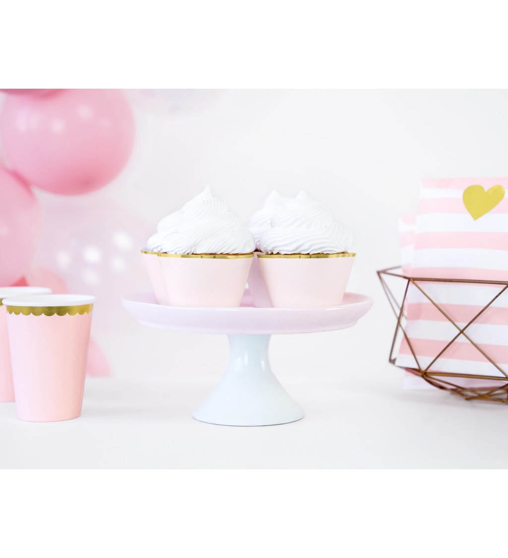 Cupcake Cupcakes - világos rózsaszín