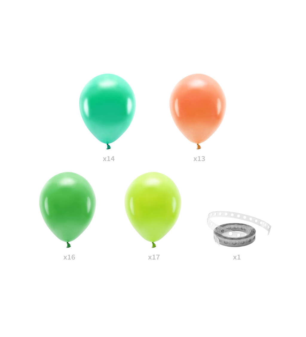Balloon girland - színes