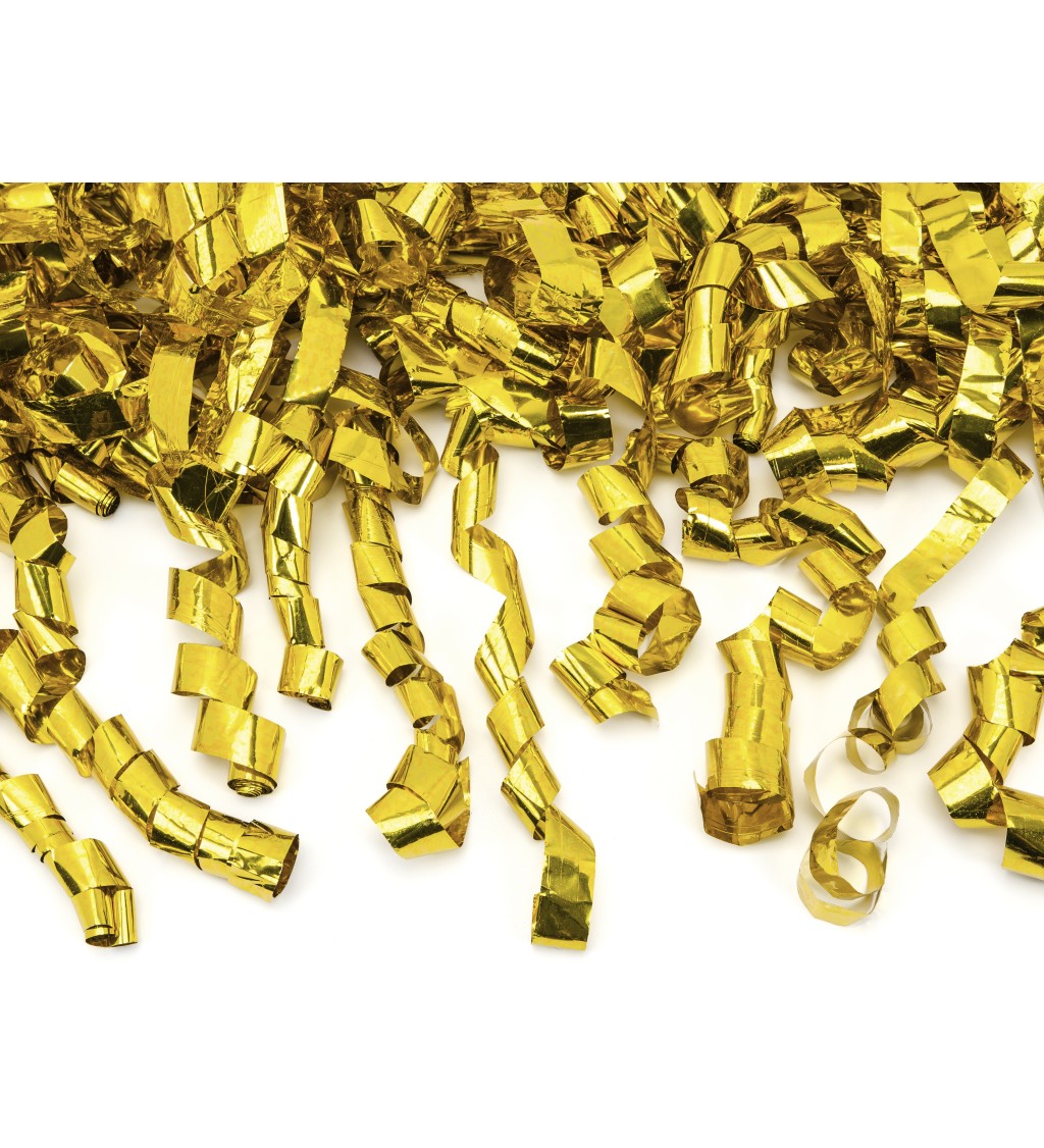 Lövő konfetti - arany csíkok