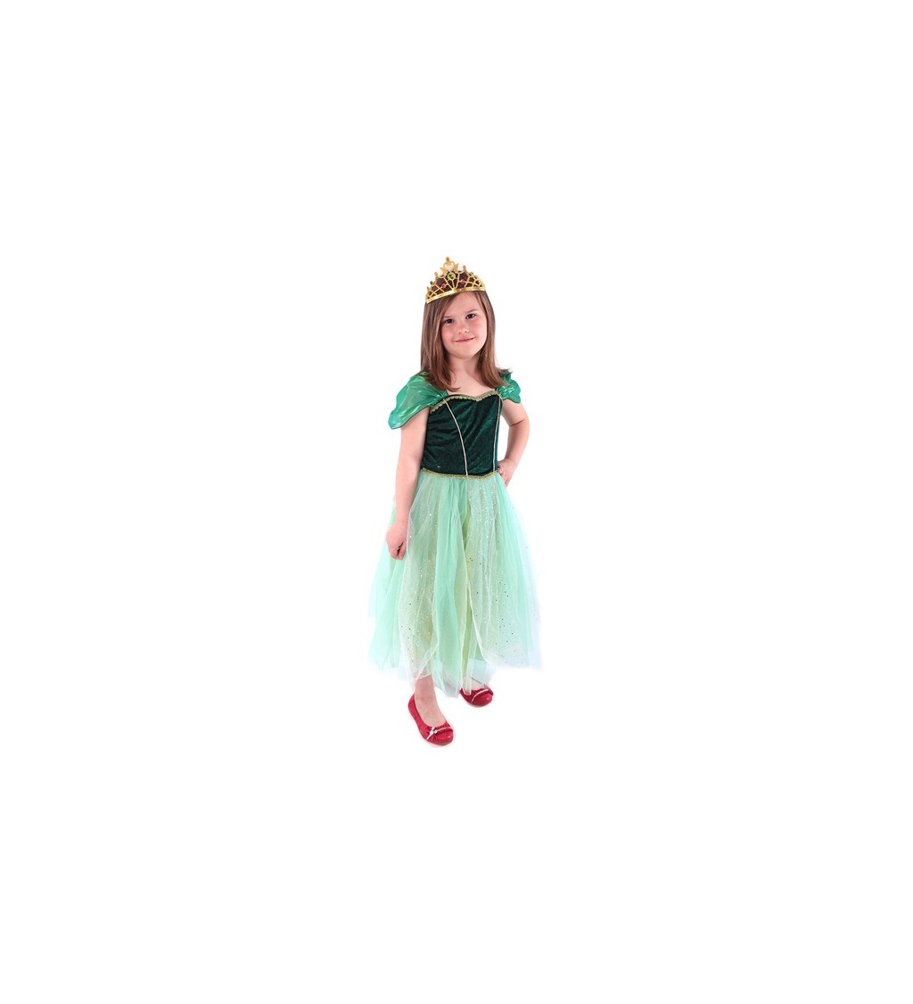 Gyermek jelmez - királykisasszony, zöld