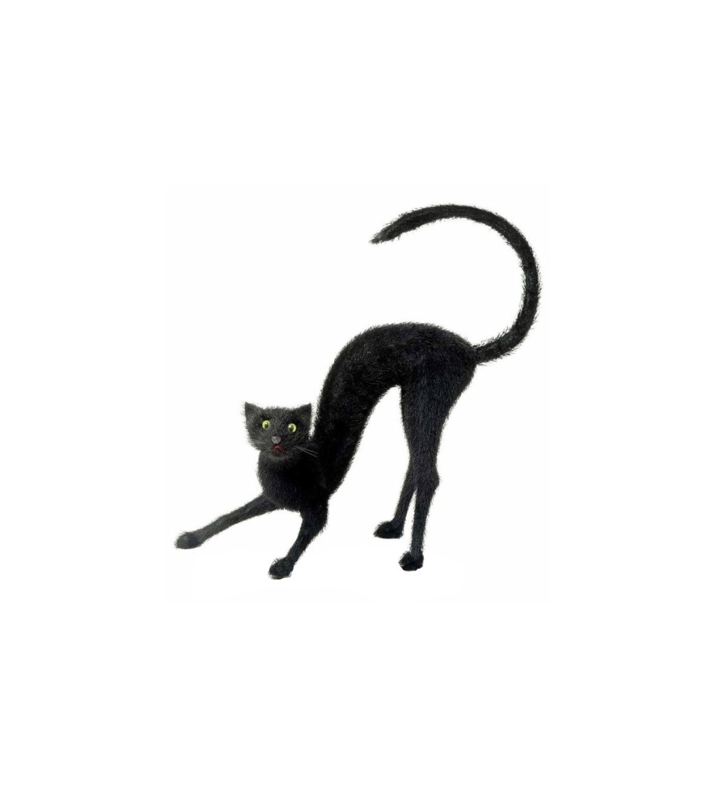 Dekoráció - fekete macska
