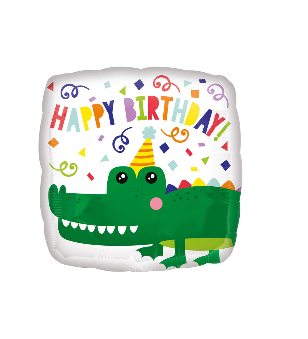 Ballon Boldog születésnapot krokodil