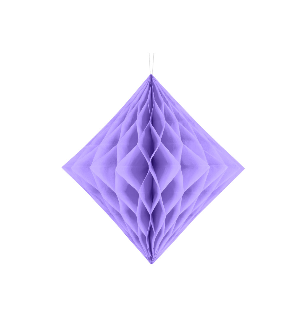 Dekoratív hatszögletű lila