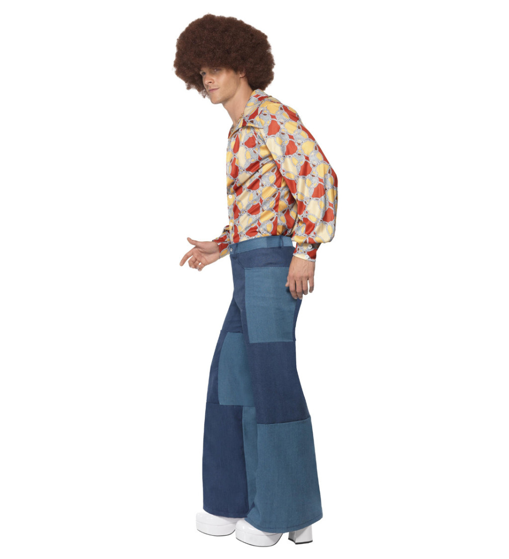 70-es évekbeli férfi nadrág - kék