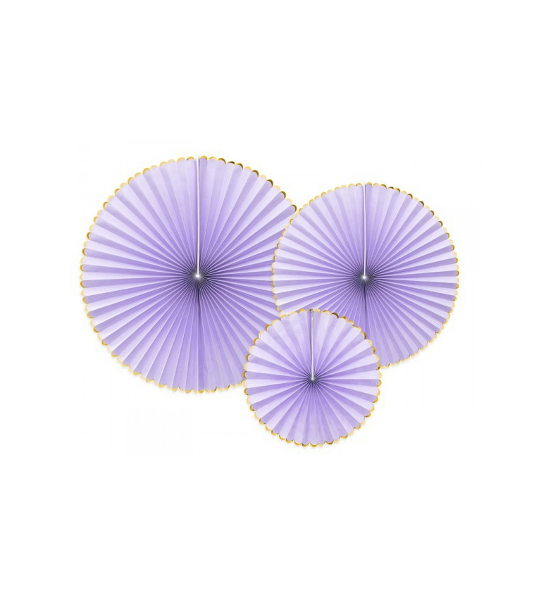 Függő rozetták Fincsi - világos lila