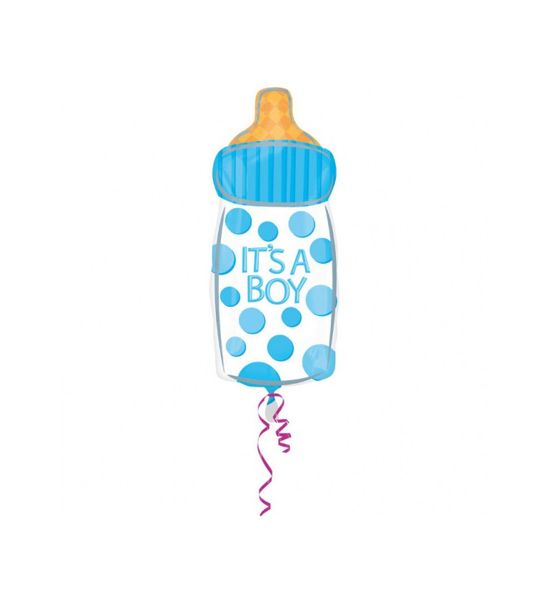 Fólia léggömb üveg It's a Boy