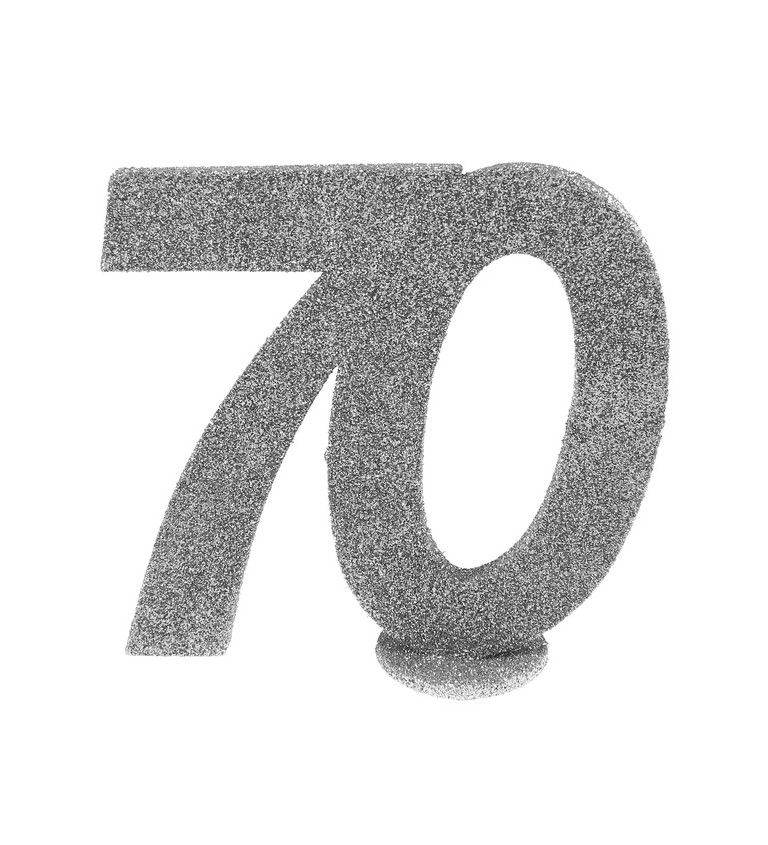 70-es szám - ezüst díszítés