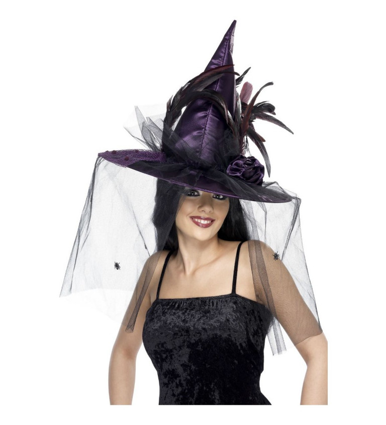 Boszorkány kalap - lila