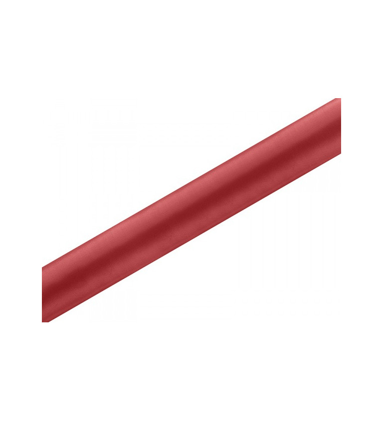 Egyszínű szatén - piros (0,36)
