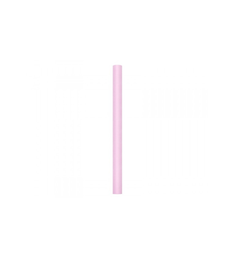 Egyszínű, élénk rózsaszín tüll - 0,8 m