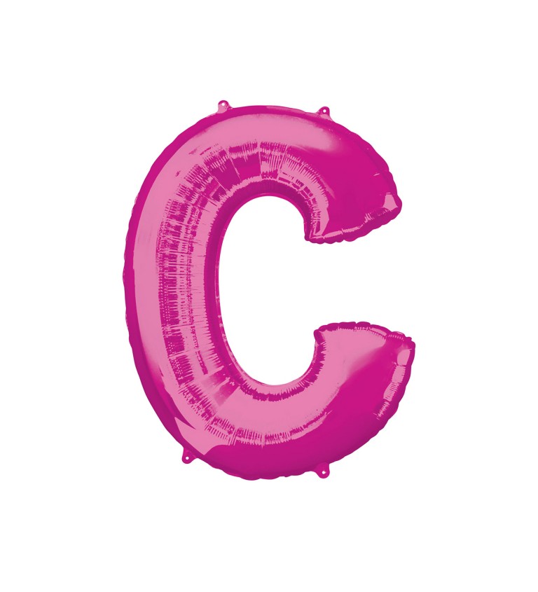 Rózsaszín fólia léggömb C