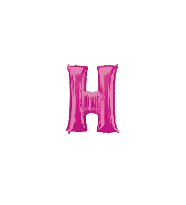 Rózsaszín fólia léggömb H