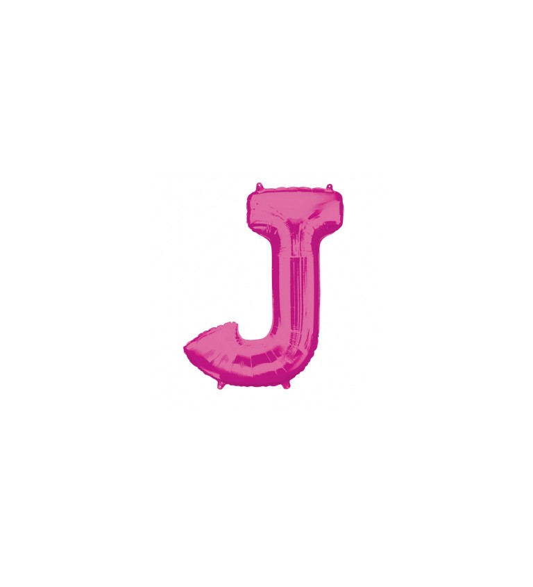 Rózsaszín fólia léggömb J