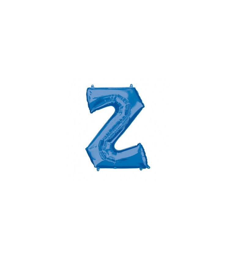Kék fólia léggömb Z