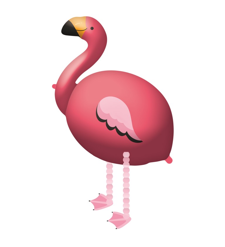 Flamingó léggömb