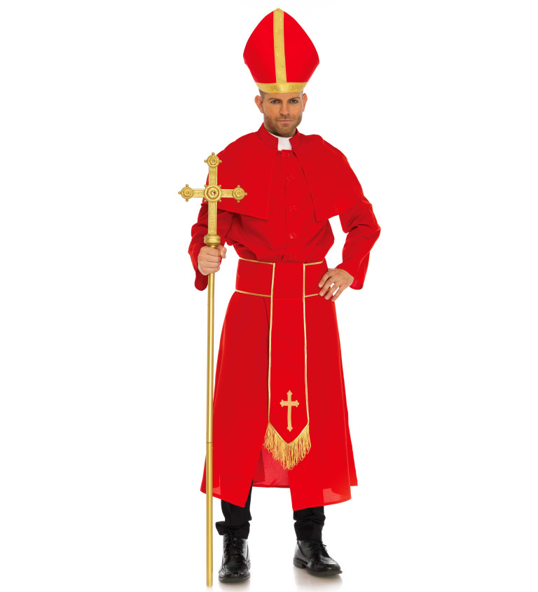 Kardinális piros jelmez