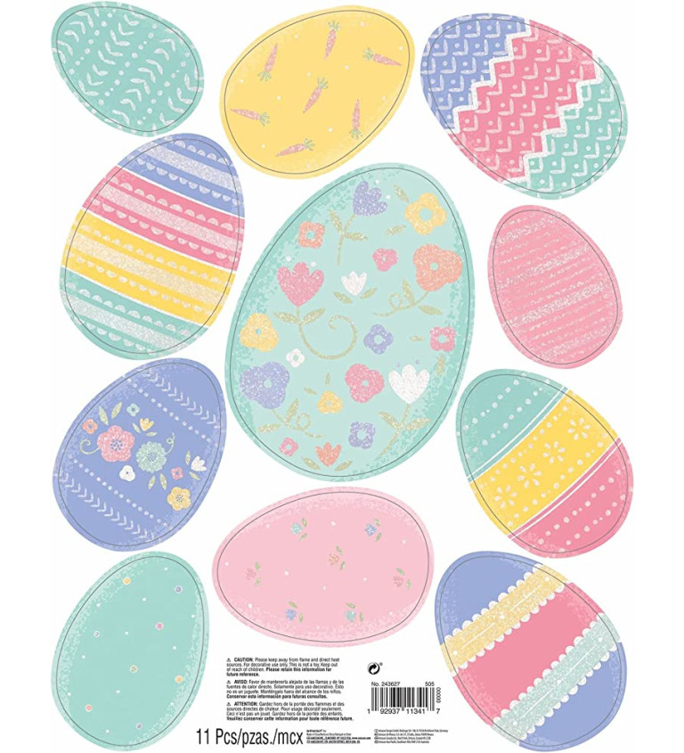 Ablak dekoráció - húsvéti tojás