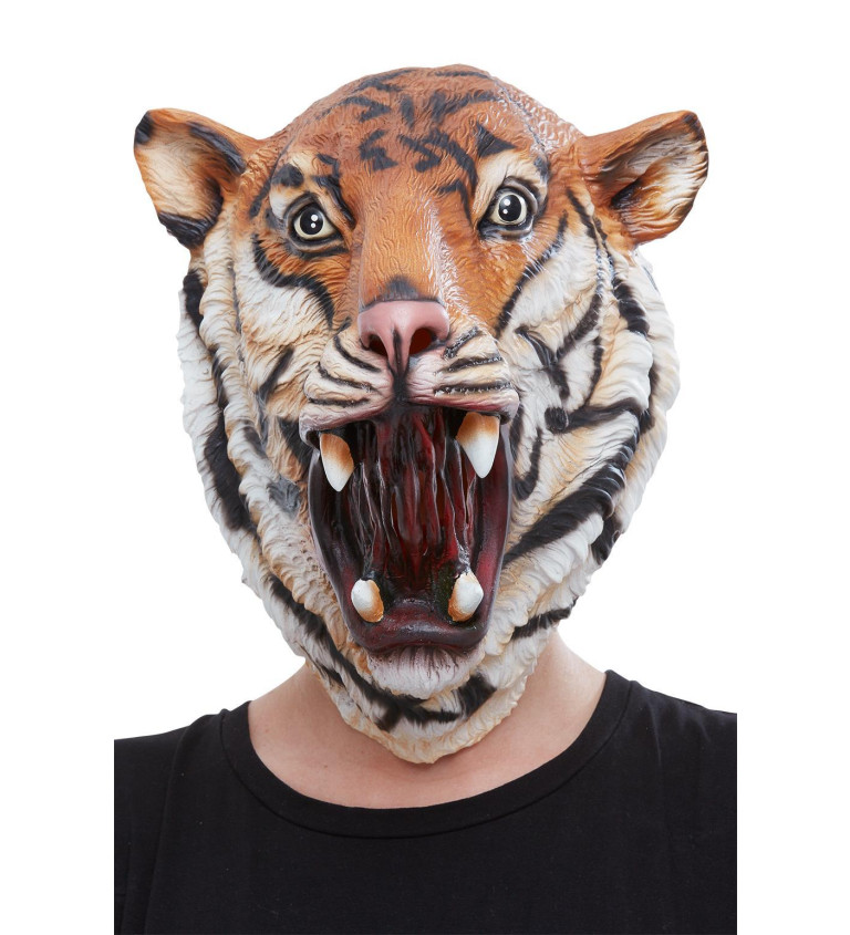 Teljes fejű tigris maszk