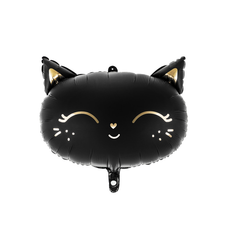 Fólia lufi fekete macskával