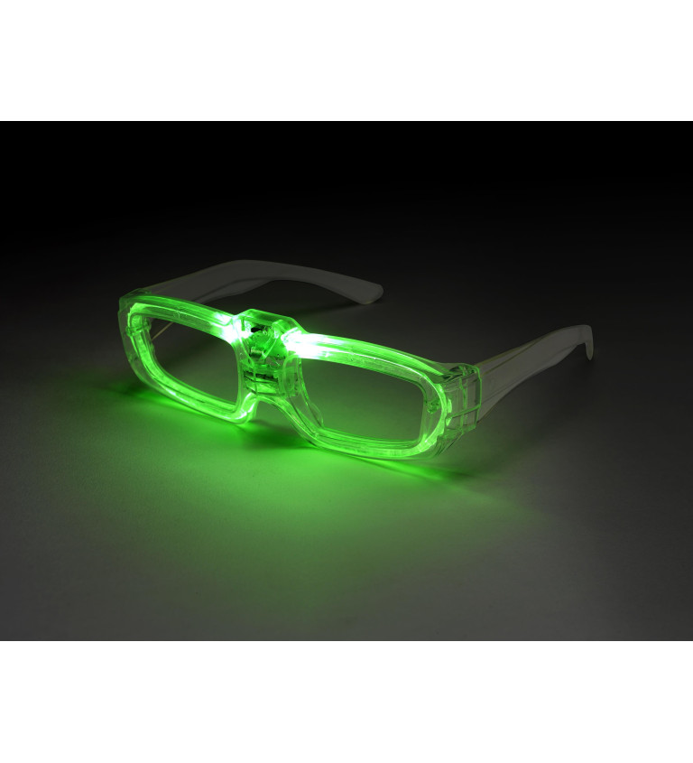 Zölden izzó szemüveg
