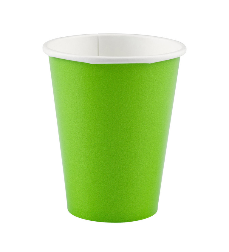 Világos zöld poharak