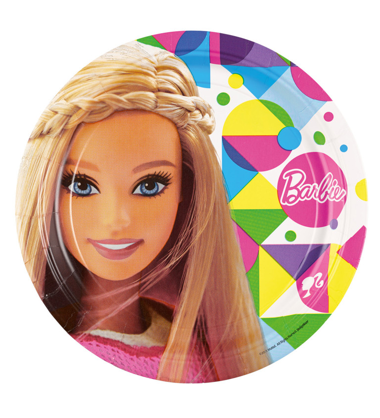 Tányérok Barbie
