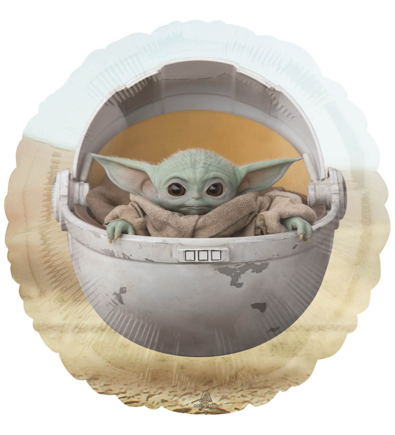 Léggömb Baby Yoda