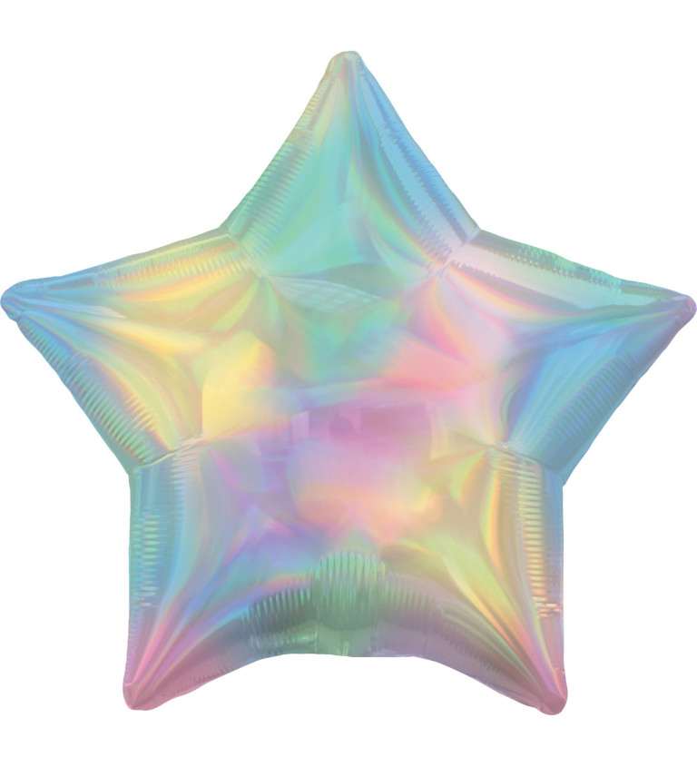 Szivárvány csillag léggömb