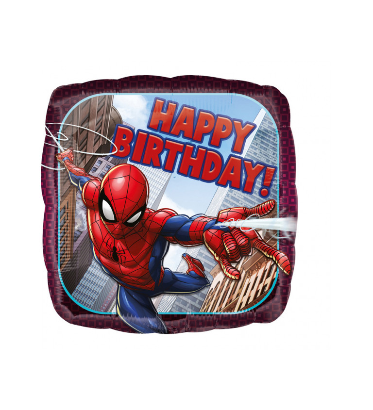 Ballon Happy birthday Spider-man