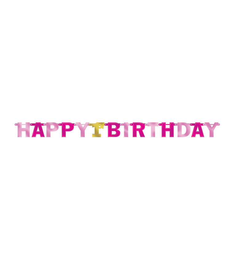 Girland felirat Boldog születésnapot