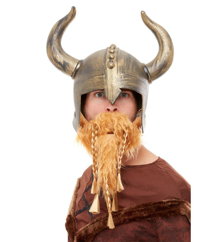 Viking sisak szakállal
