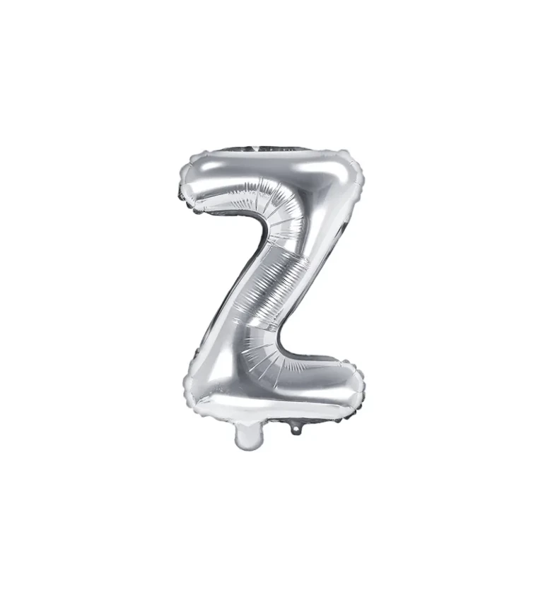 Fóliás ezüst léggömb – Z betű