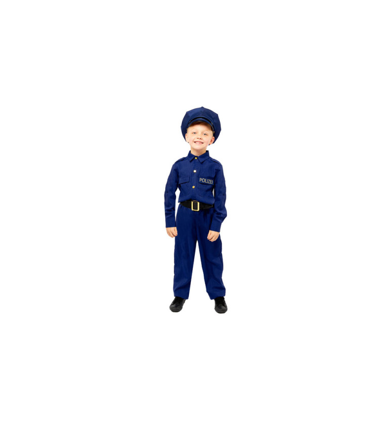 Gyermek jelmez - kék rendőr