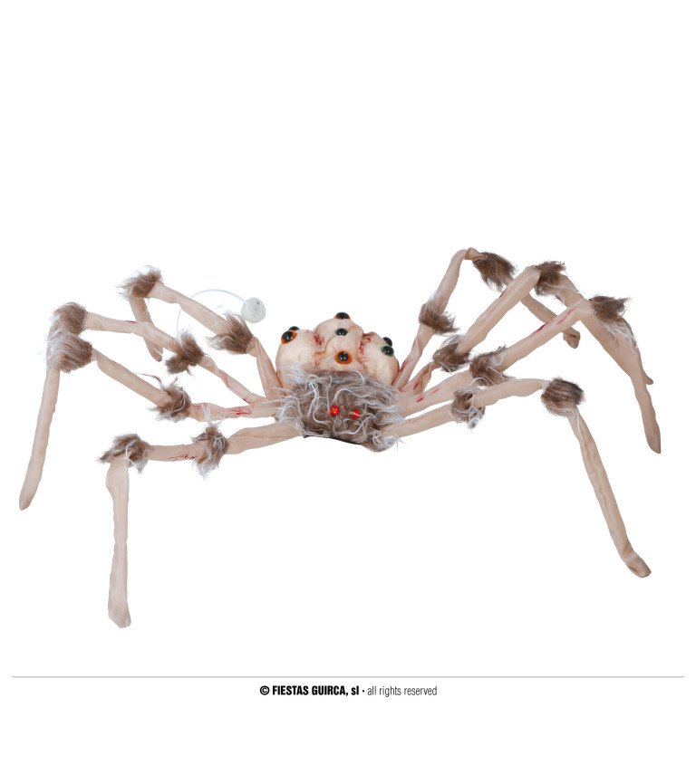 SPIDER WITH EYES 80 CMS. WITH LIGHT